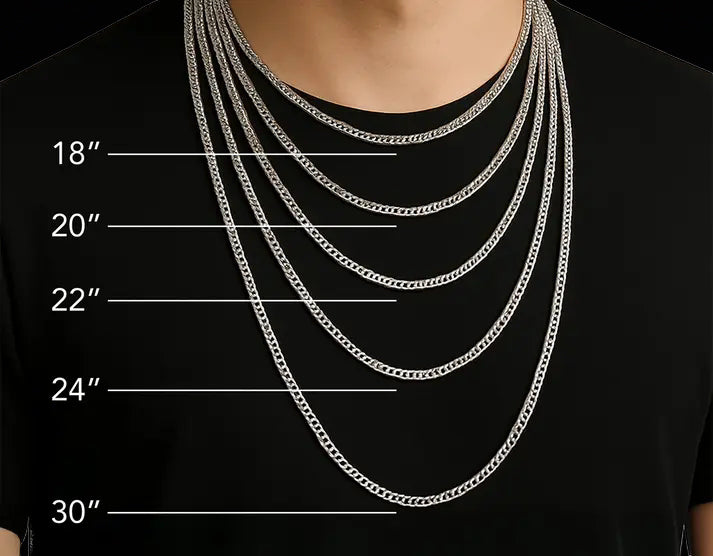 5MM White Tennis Chain